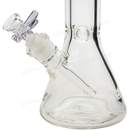 Leaf Shape Handle Bowl Piece Thick Glass 14mm - PURPLE