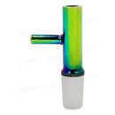 Metallic Chrome Popper Tube Bowl 14mm - GREEN