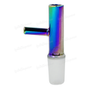 Metallic Chrome Popper Tube Bowl 14mm - RAINBOW