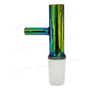 Metallic Chrome Popper Tube Bowl 14mm - GREEN