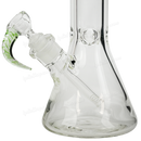 Thick Large bowl with horn handle - GREEN