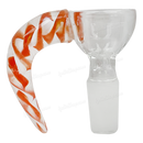 Thick Large bowl with horn handle - ORANGE