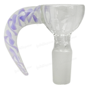 Thick Large bowl with horn handle - PURPLE