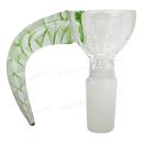 Thick Large bowl with horn handle - GREEN