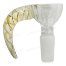 Thick Large bowl with horn handle - YELLOW