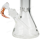 Thick Large bowl with horn handle - ORANGE