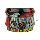 Diamond Cut Grinder Sugar Skull Pattern 4 Layers 60mm - FG63100 B