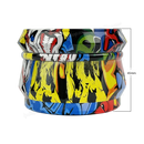 Diamond Cut Grinder Sugar Skull Pattern 4 Layers 60mm - FG63100 C