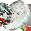 Diamond Cut Grinder Sugar Skull Pattern 4 Layers 60mm - FG63100 B