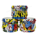 Diamond Cut Grinder Sugar Skull Pattern 4 Layers 60mm - FG63100 C