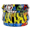 Diamond Cut Grinder Sugar Skull Pattern 4 Layers 60mm - FG63100 C