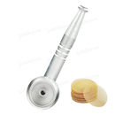 Screw On Smoking Pipe 4 inches with Free Metal Screen - SILVER