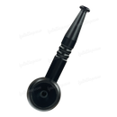 Screw On Smoking Pipe 4 inches with Free Metal Screen - BLACK