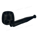 Screw On Smoking Pipe 4 inches with Free Metal Screen - BLACK