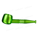 Screw On Smoking Pipe 4 inches with Free Metal Screen - GREEN