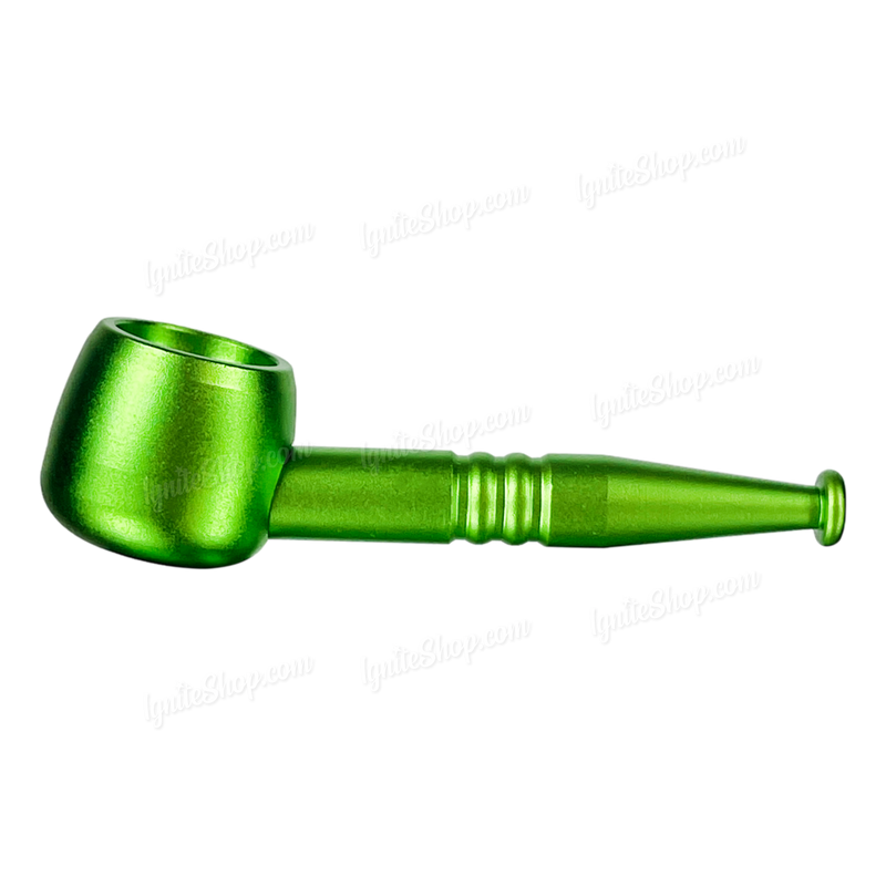 Screw On Smoking Pipe 4 inches with Free Metal Screen - GREEN