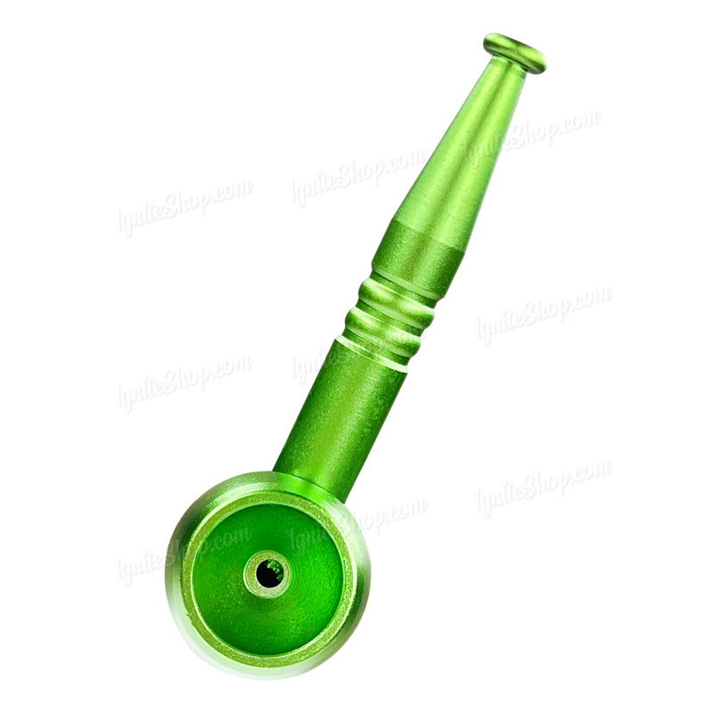Screw On Smoking Pipe 4 inches with Free Metal Screen - GREEN