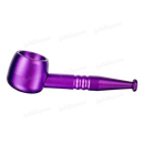 Screw On Smoking Pipe 4 inches with Free Metal Screen - PURPLE