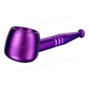 Screw On Smoking Pipe 4 inches with Free Metal Screen - PURPLE