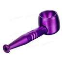 Screw On Smoking Pipe 4 inches with Free Metal Screen - PURPLE