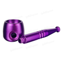 Screw On Smoking Pipe 4 inches with Free Metal Screen - PURPLE
