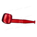 Screw On Smoking Pipe 4 inches with Free Metal Screen - RED