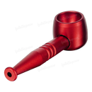 Screw On Smoking Pipe 4 inches with Free Metal Screen - RED