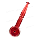 Screw On Smoking Pipe 4 inches with Free Metal Screen - RED