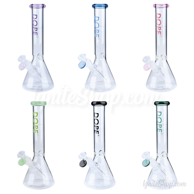 DOPE Glass 10" Simple Logo Beaker