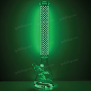 Glow In The Dark LV Monogram Pattern Beaker 20inches / 9mm