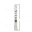OG Original Glass Open Ended 6 Slits Downstem - GREEN