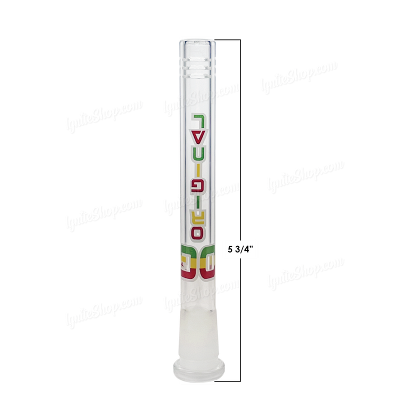 OG Original Glass Open Ended 6 Slits Downstem - RASTA