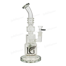 Legendary Glass Recycler 12inches LG332 - TRANS BLACK