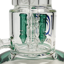 Legendary Glass Recycler 12inches LG332 - TEAL