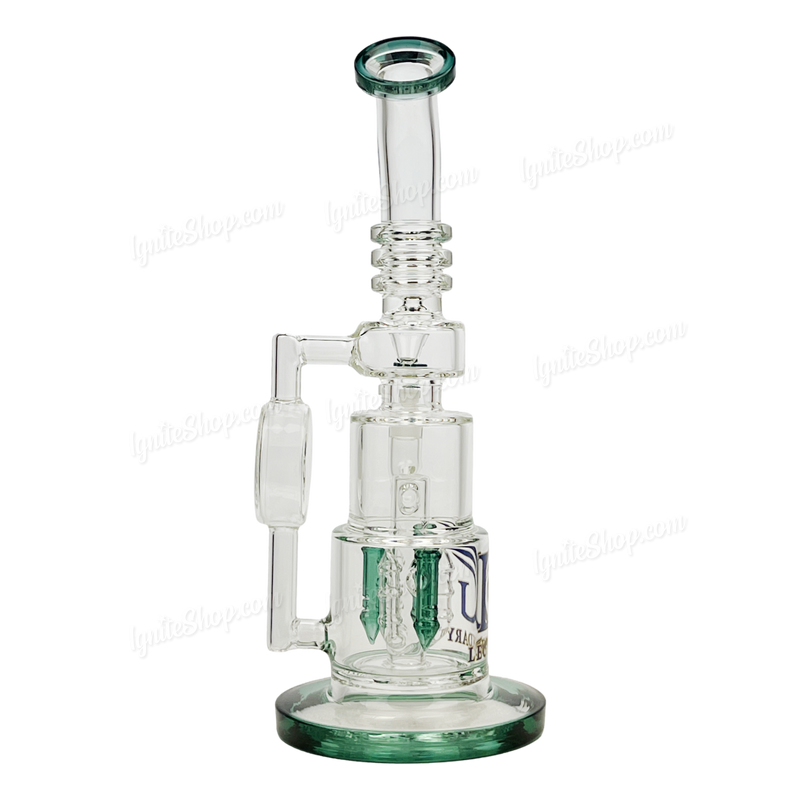 Legendary Glass Recycler 12inches LG332 - TEAL