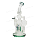 Legendary Glass Recycler 12inches LG332 - TEAL