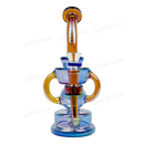 Legendary Glass Metallic Chrome  Recycler LG334 - GOLD BLUE