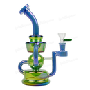 Legendary Glass Metallic Chrome  Recycler LG334 - JADEBLUE GREEN