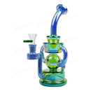 Legendary Glass Metallic Chrome  Recycler LG334 - JADEBLUE GREEN