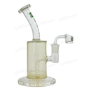OG Original Glass Milky Rig with Quartz Banger OG588 - GREEN