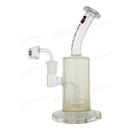 OG Original Glass Milky Rig with Quartz Banger OG588 - PURPLE