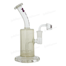 OG Original Glass Milky Rig with Quartz Banger OG588 - PURPLE