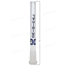 OG Original Glass Open Ended 6 Slits Downstem- BLUE