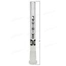 OG Original Glass Open Ended 6 Slits Downstem - BLACK