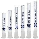 OG Original Glass Open Ended 6 Slits Downstem- BLUE