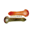 Glass 4.5" Handmade Hand Pipe_Orange / Green