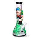 3D Art Glow In Dark Glass Beaker - Popeye