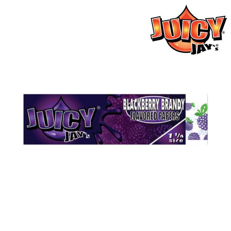 Juicy Jay’s Flavoured Rolling Papers 1 1/4 - BLACKBERRY BRANDY