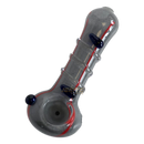 Glass Hand Pipe GP1019 A 4.5inch Gray