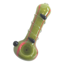 Glass Hand Pipe GP1019 A 4.5inch Green